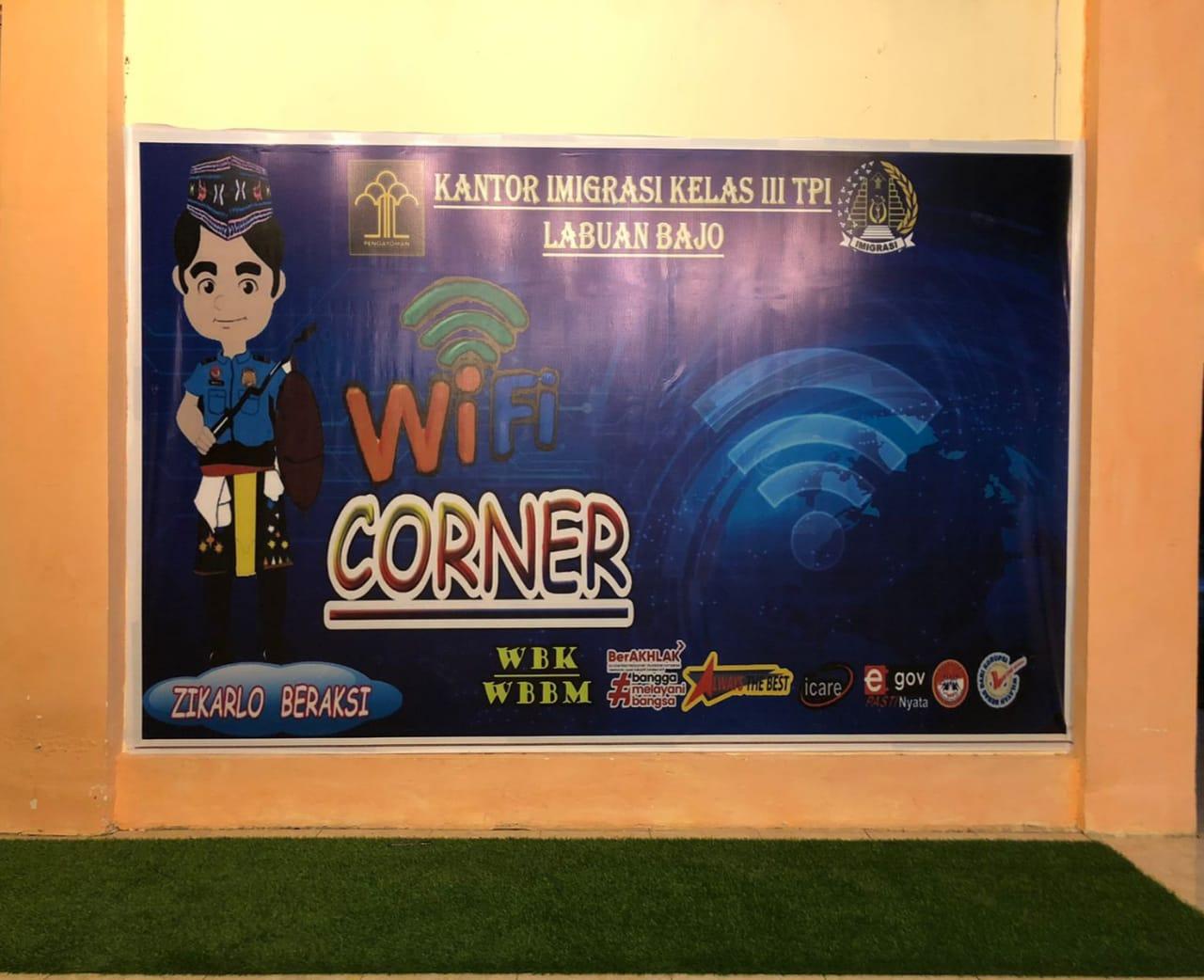 Imigrasi Labuan Bajo Sediakan Wifi Corner untuk Masyarakat Labuan Bajo