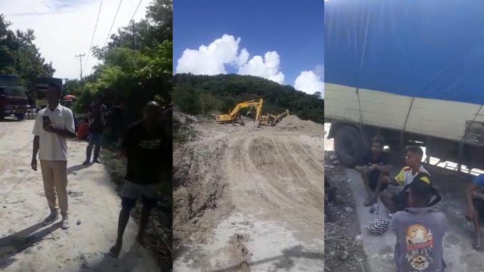 Jalan Trans Timor di Takari Kabupaten Kupang Kembali Tertutup Longsor