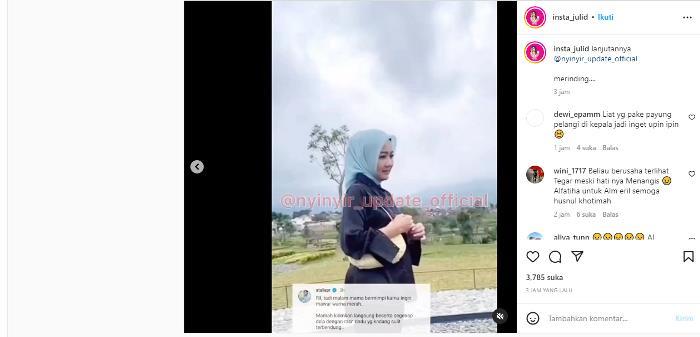 Video Viral Instagram, Atalia Praratya Ziarah Ke Makam Sang Anak