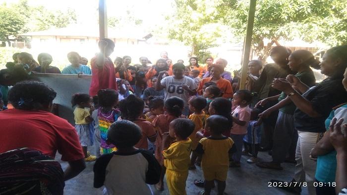 Mahasiswa KKN Unipa Sosialisasi Pencegahan Stunting di Wailamung Sikka