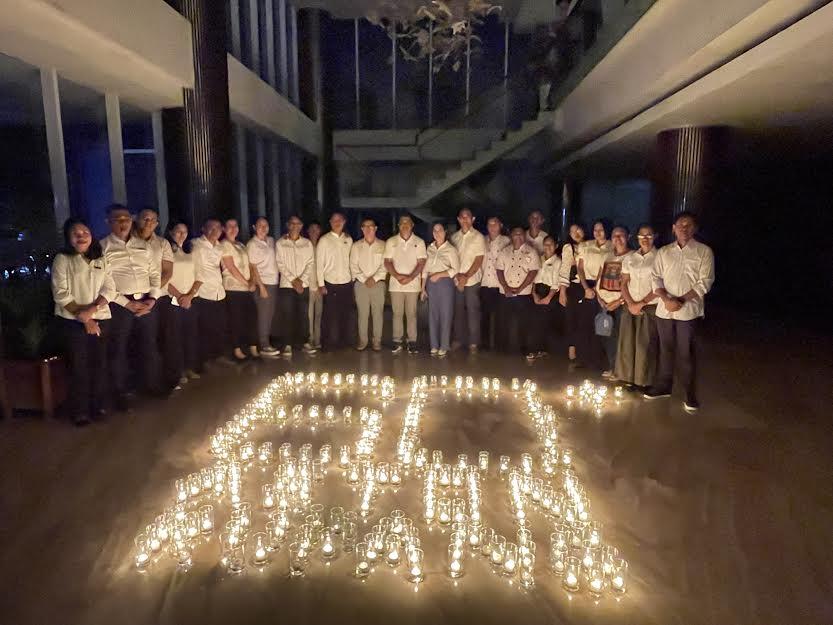 Dukung Gerakan Earth Hour 2026, Aston Kupang Hotel Padamkan Lampu Selama Satu Jam
