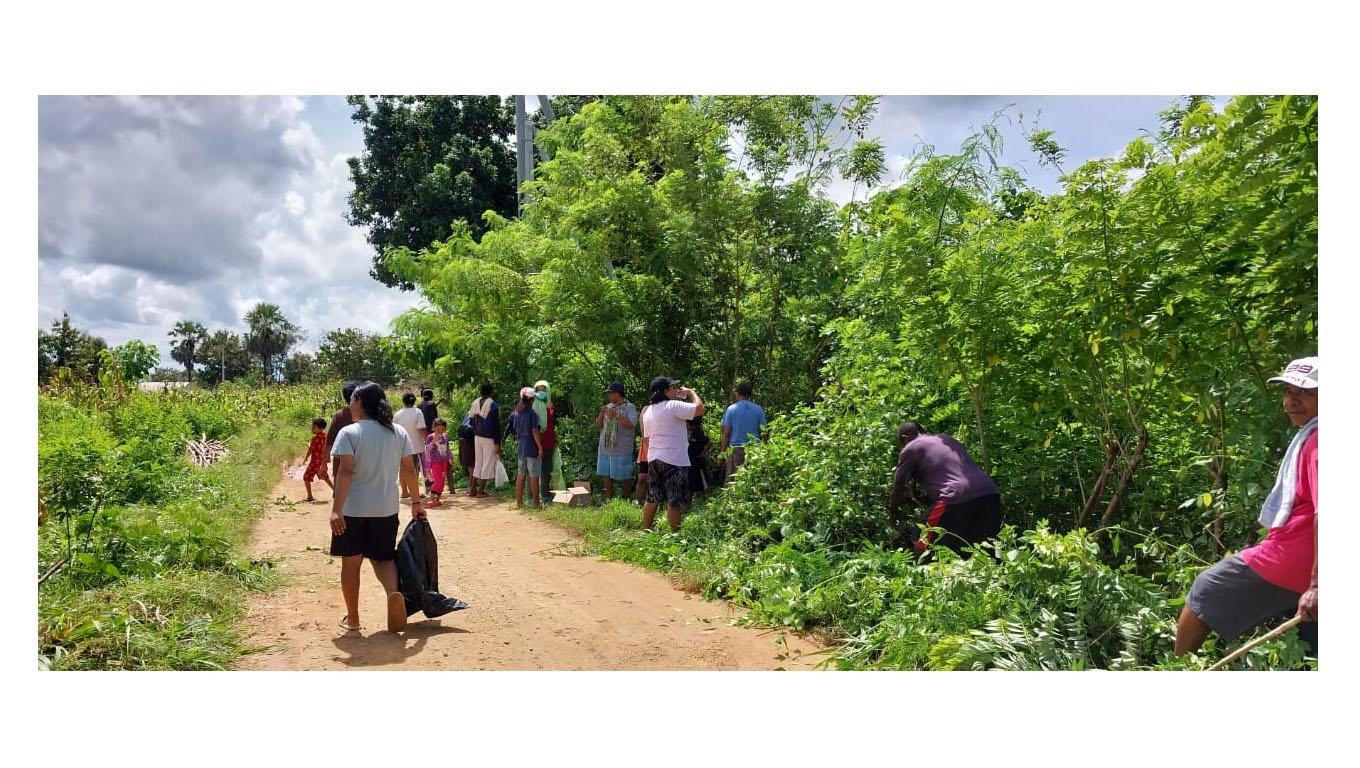 Jelang Paskah 2023, Umat Katolik Wilayah V Stasi St. Kristoforus Matani Bakti Sosial