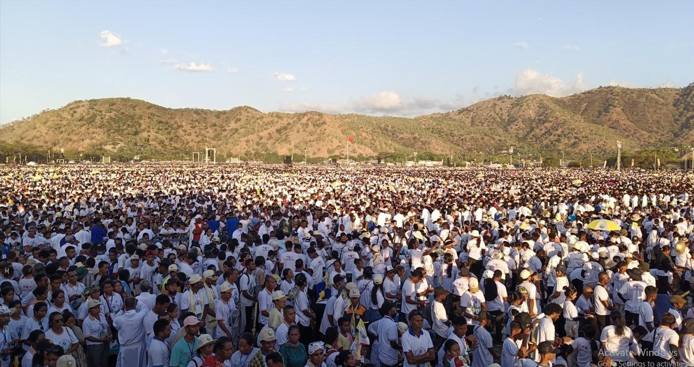 Paus Fransiskus Pimpin Misa Agung di Tasi Tolu, Warga Timor Leste Harapkan Damai dan Kemajuan