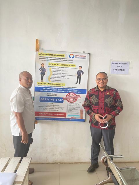Ombudsman Pasang Pigura Call Center di RSUD Ruteng