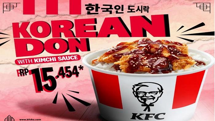Promo KFC Hari Ini, Yuk Cobain Korean DON, Ayam KFC Original dan KFC Super Promo Mulai Rp 15 Ribuan