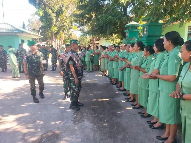 Kunjungi Kodim 1605/Belu, Pangdam IX Udayana Minta Prajurit TNI Jaga Keharmonisan Keluarga