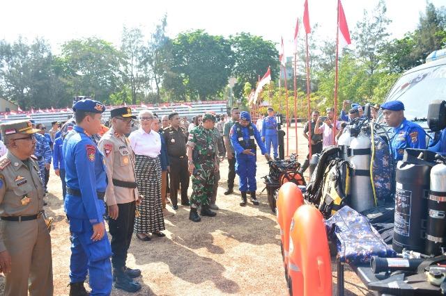 Polda NTT Gelar Apel Pasukan Operasi Mantap Brata untuk Pengamanan Pemilu 2024