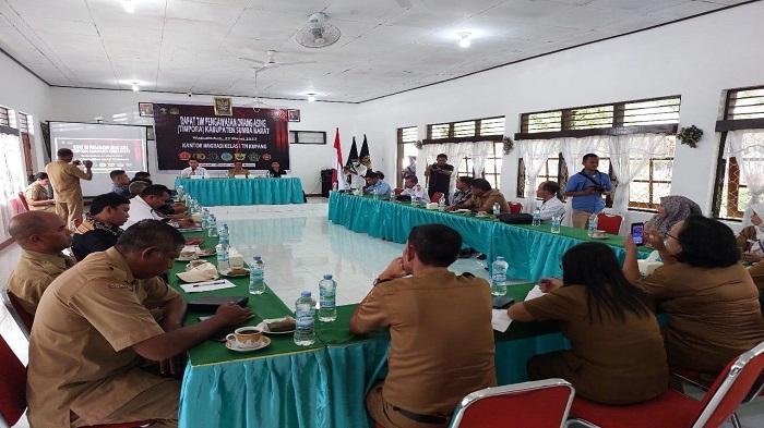 Kantor Imigrasi Kupang Rapat Timpora Bahas Strategi Mengawasi Orang Asing di Sumba Barat