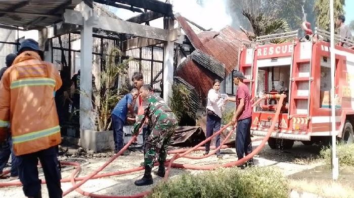 Kebakaran di Kantor UPT Perbenihan NTT, Sejumlah Barang Berharga Milik Kantor Ludes Terbakar