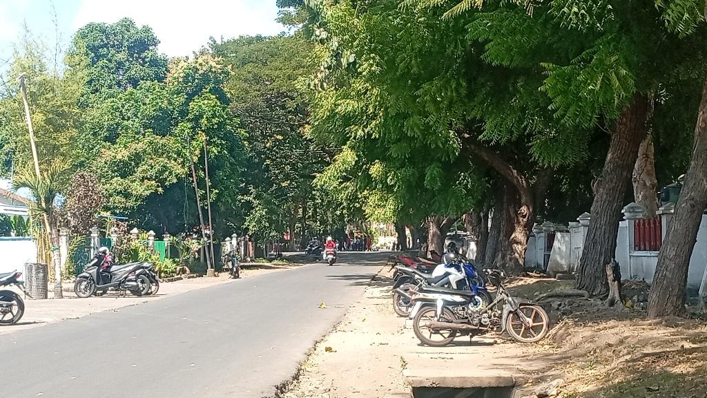 Parkiran Liar di Bahu Jalan Marak di Kota Maumere, Bahkan di Depan Kantor Pemerintahan - Pos-kupang.com