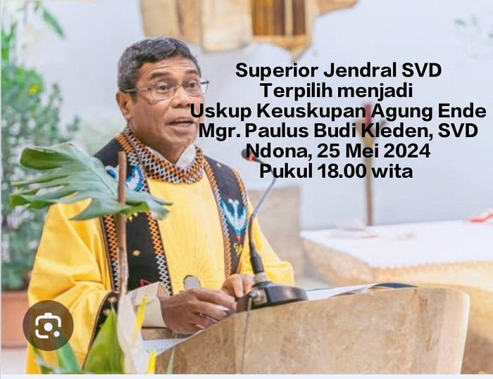 Pengumuman Uskup Agung Ende Bertepatan Dengan Hari Raya Tri Tunggal Maha Kudus