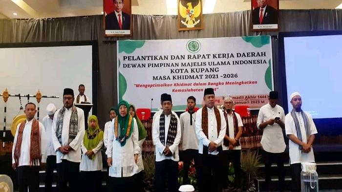 Pengurus Majelis Ulama Kota Kupang Khidmat 2021-2026 Resmi Dilantik