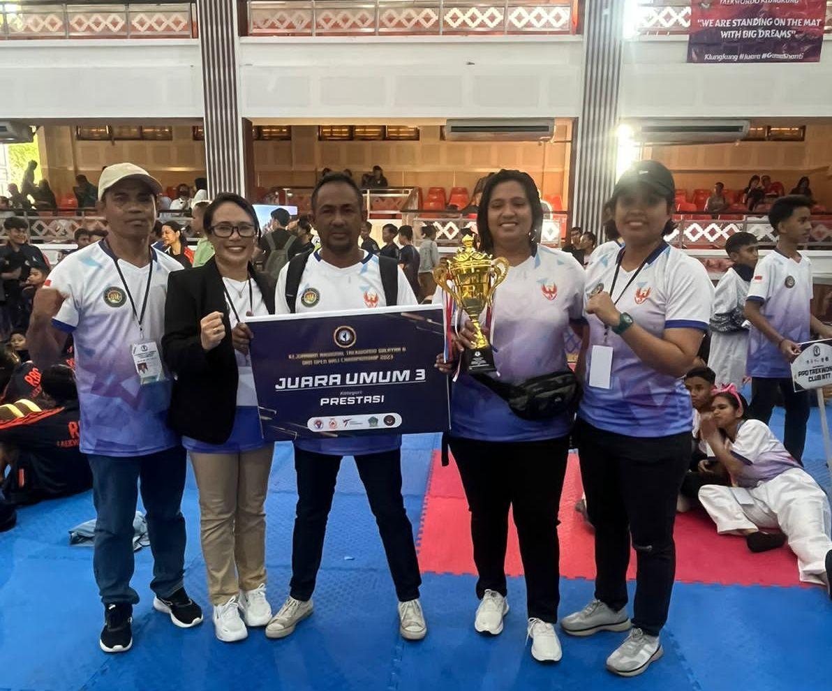 Dojang Taekwondo BPN/PPO NTT Rebut 10 Emas di Bali