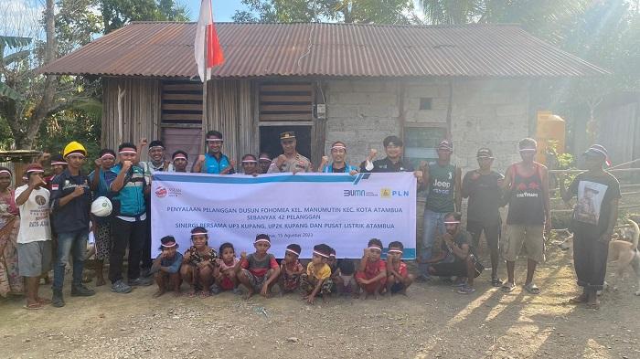 Sinergi PLN dan Polri Merdekakan Warga Dusun Fohomea, Perbatasan Indonesia - Timor Leste