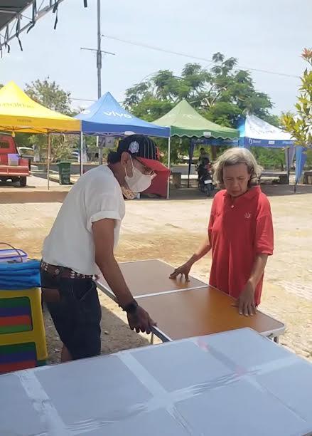 Pos Kupang Rame Rame Bakumpul, Doorprize Mulai Berdatangan