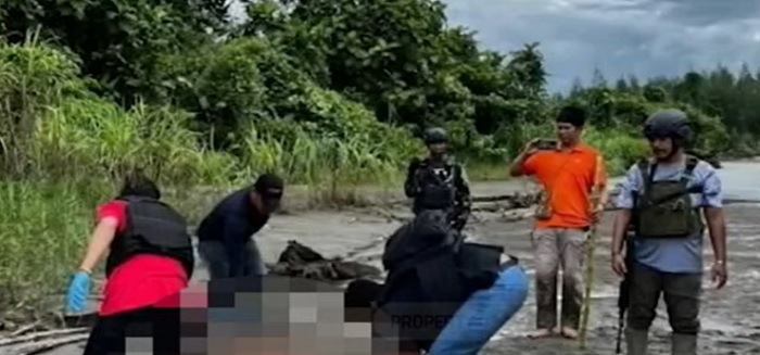 Pasca Tembak Mati Lima Anggota KKB Papua, Penyidik Polres Yahukimo Gelar Rekonstruksi