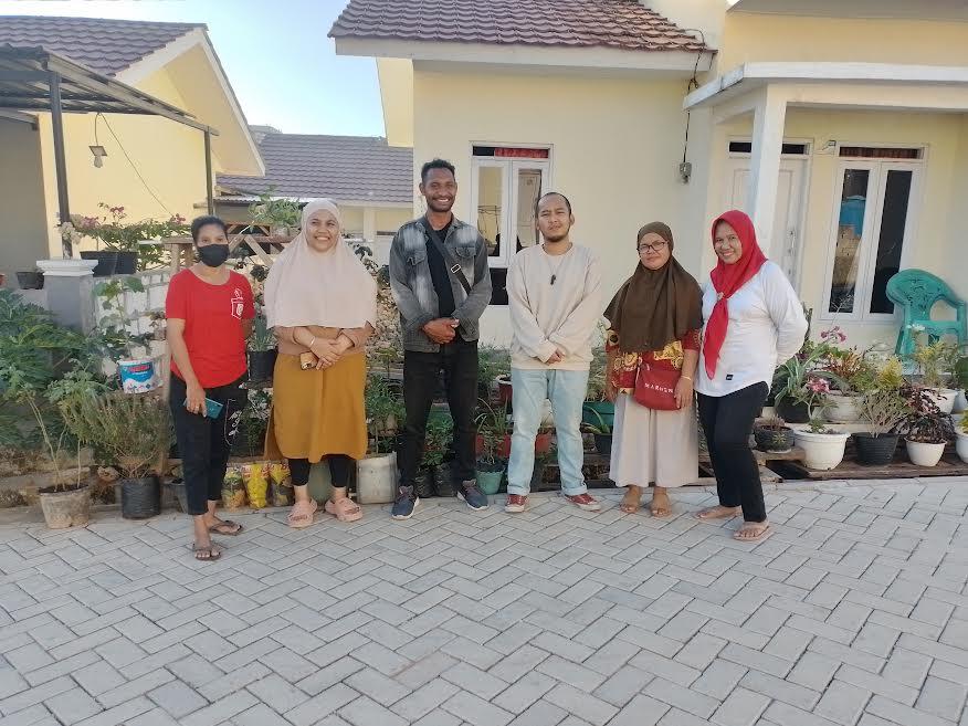 Pos Kupang bersama Geng Motor IMUT Pantau Progres Kebun Peserta Mini Garden di Kecamatan Alak