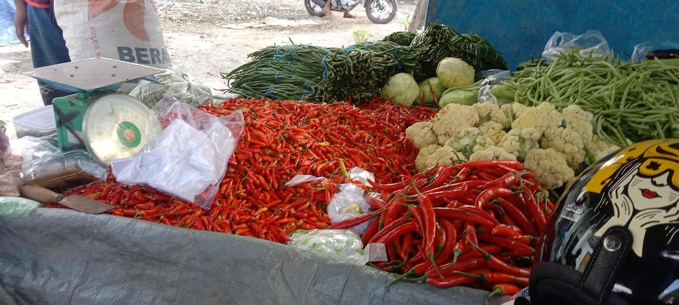 Harga Cabai di Pasar Baru Timor Tengah Utara Naik