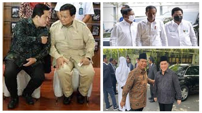 Prabowo Subianto-Erick Thohir Pamer Kemesraan, Nitizen Langsung Mendoakan: Semoga Bapa Jadi Presiden