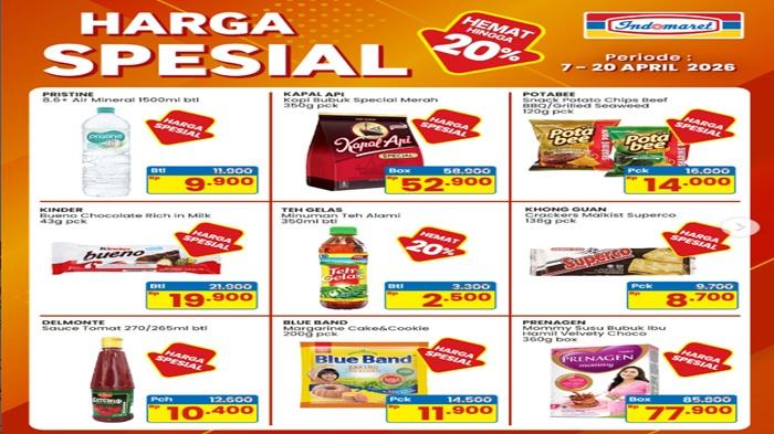 Promo Indomaret Spesial Hingga Senin 20 April 2026, Blue Band Rp 11.900, Prenagen Rp 77.900
