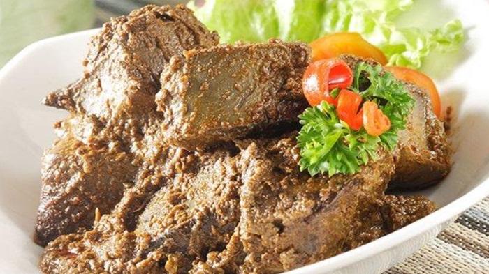 Resep Makanan, Rendang Hati Sapi Spesial Disandingkan dengan Nasi Hangat Pulen