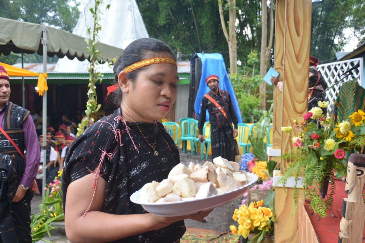 Wisata NTT, Reba Ngada, Tradisi Menghormati Makanan Tradisional Uwi, Bisa Dinikmati Wisatawan