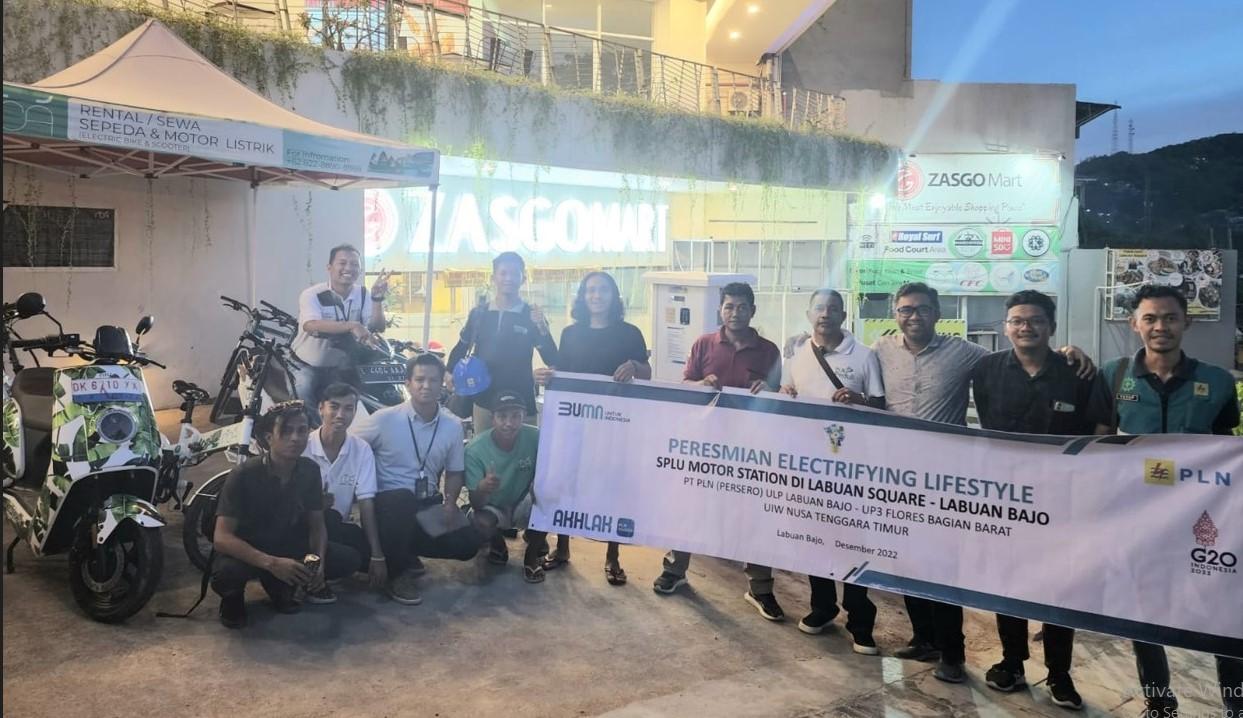 Labuan Square Labuan Bajo Miliki Stasiun Pengisian Listrik Umum