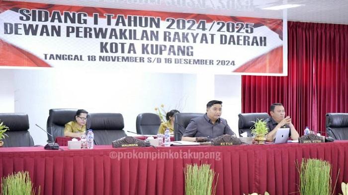 Pemkot Kupang Sampaikan Rancangan KUA-PPAS 2025 dalam Sidang Paripurna DPRD