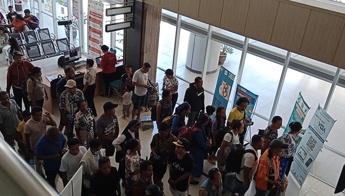 Pengelola PLBN Motaain Pastikan Pelayanan Peziarah Kunjungan Paus di Timor Leste Aman dan Lancar