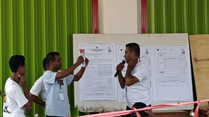 Hasil Pilgub NTT, Paslon Simon Petrus Kamlasi-Andre Garu Unggul di TPS 004 Beirafu Belu