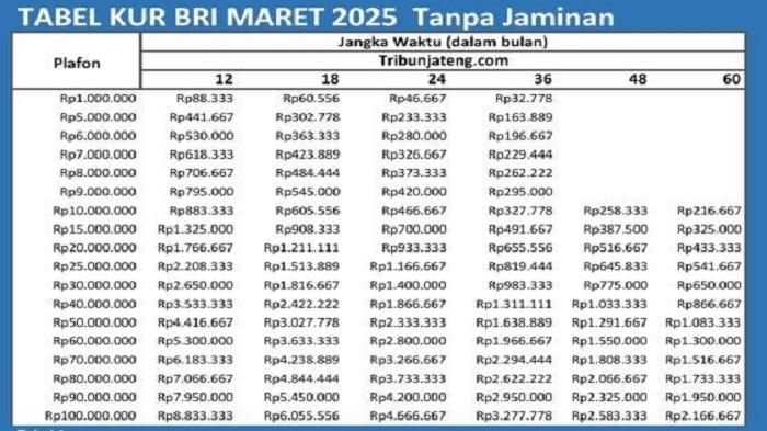 Tabel-Angsuran-KUR-BRI-Maret-2025-Tanpa-Jaminan-Plafon-dan-Cicilan.jpg