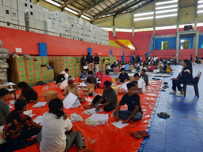 NTT Memilih, KPU Timor Tengah Selatan Targetkan Proses Sortir Surat Suara Selesai 11 Januari 2024