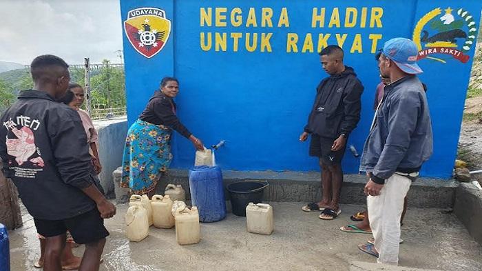 Pangdam IX/Udayana Berikan Bantuan Sumur Bor di Wilayah Perbatasan RI-RDTL