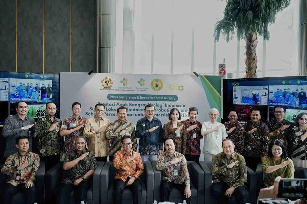 Kolaborasi Telkomsel dan Urological Association of Asia Hadirkan Robotic Telesurgery I di Indonesia