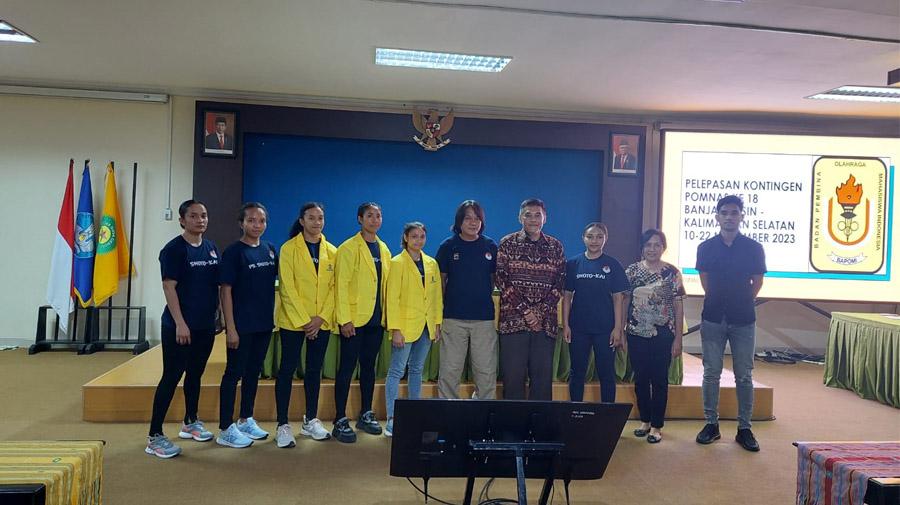 Tiga Mahasiswa UT Kupang, Siap Tanding di POMNAS ke-18 Tahun 2023 Cabor Karate