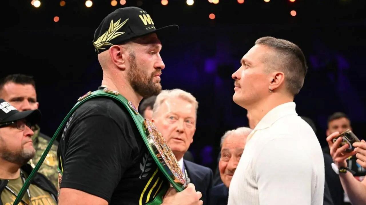 Jadwal Tinju Dunia : Tyson Fury Diprediksi Tidak Bisa Menumbangkan Oleksandr Usyk