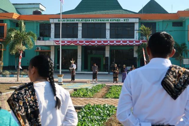Nusantara Baru Indonesia Maju, BBPP Kupang Rayakan HUT ke-79 Kemerdekaan RI dengan Busana Daerah