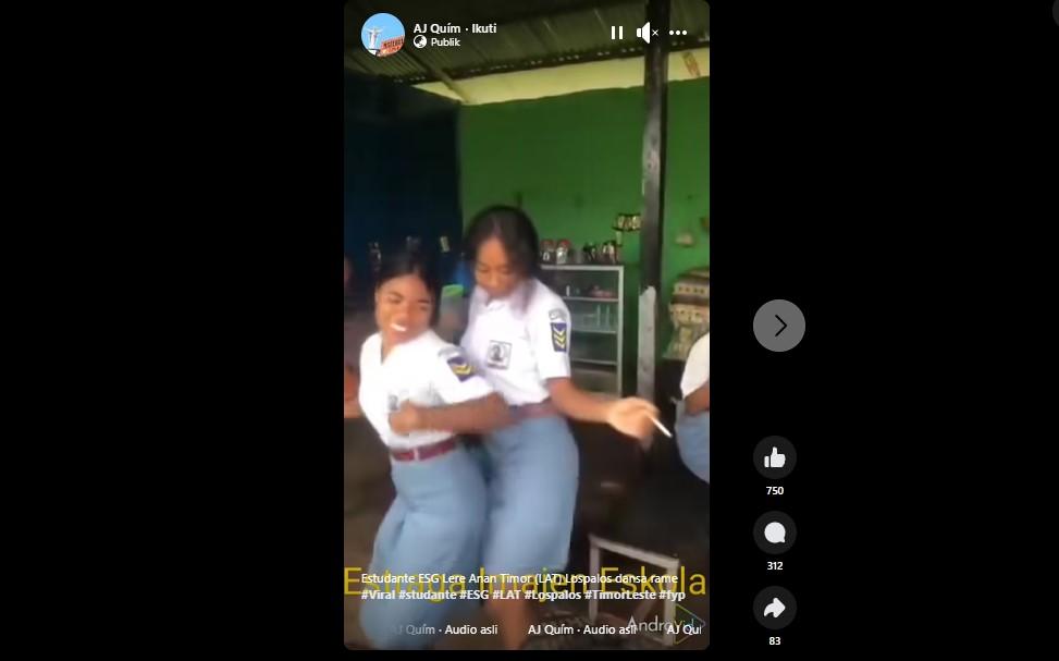 Siswi SMA Merokok Sambil Joget Viral, Warganet: Mau Jadi Apa Bangsa Ini