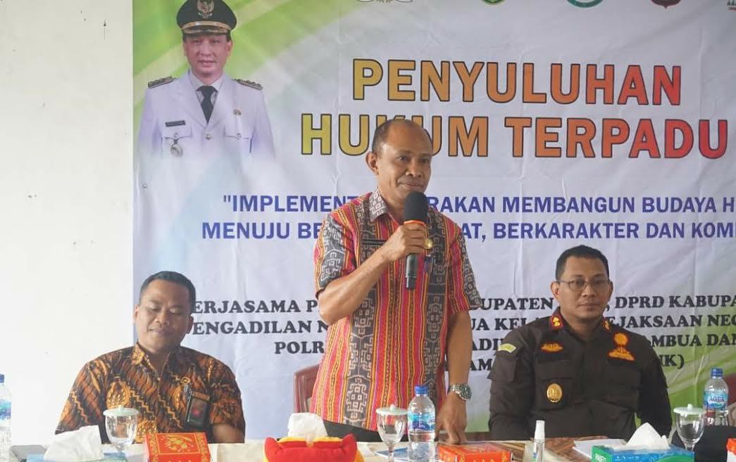 Pemkab Belu Lakukan Penyuluhan Hukum Terpadu Kepada Aparatur