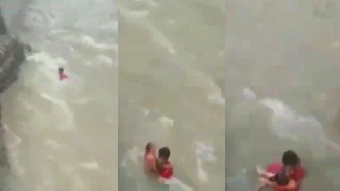 Aksi Heroik Anggota TNI Selamatkan Bayi Hanyut Terbawa Banjir, Namun Ending Pilu