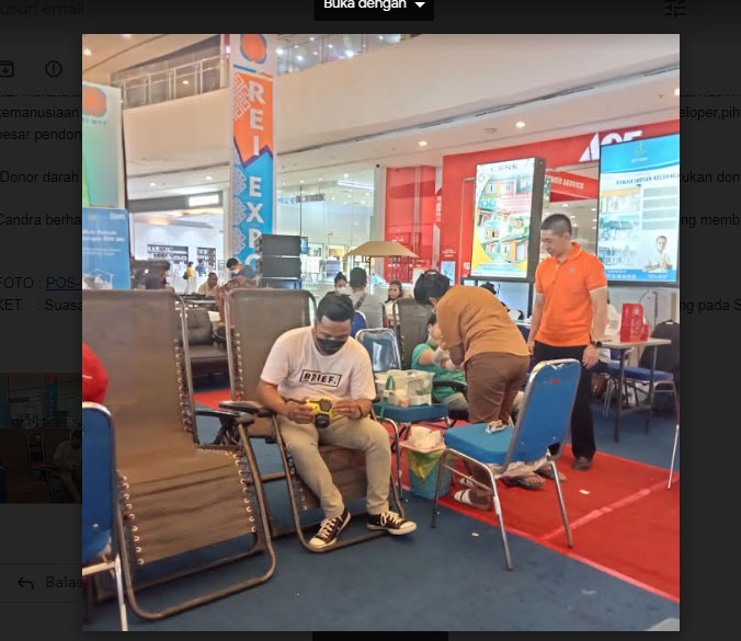 REI NTT Gelar Aksi Donor Darah di Arena BRIELIAN Expo 2022