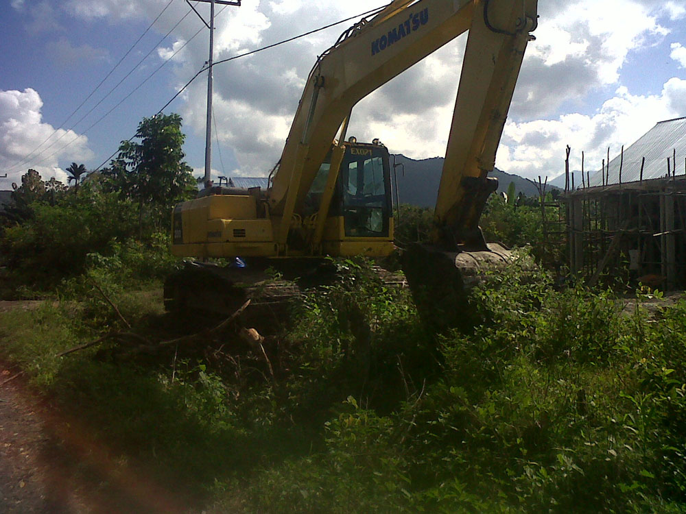 Dua Alat Berat Sudah 'Eksen' Di Lapangan