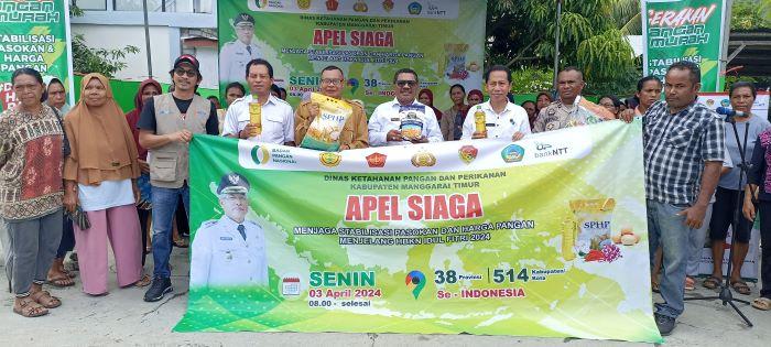 Gelar Gerakan Pangan Murah Nasional, Pj Bupati Manggarai Timur Sebut Ini Wujud Perhatian Pemerintah