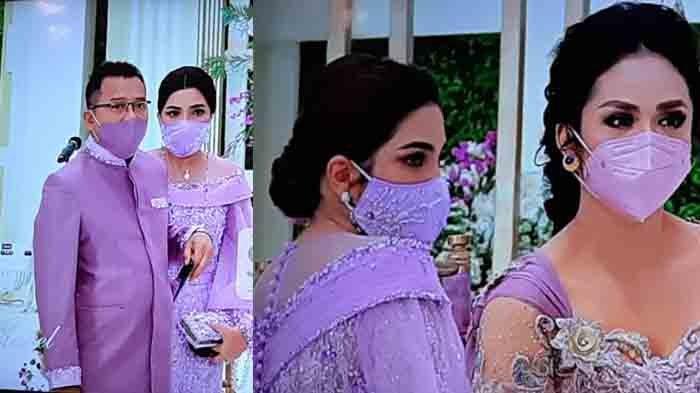 Tampil Kompak Bernuansa Ungu,Cantiknya Ashanty dan KD Dampingi Anang di Acara Lamaran Atta dan Aurel