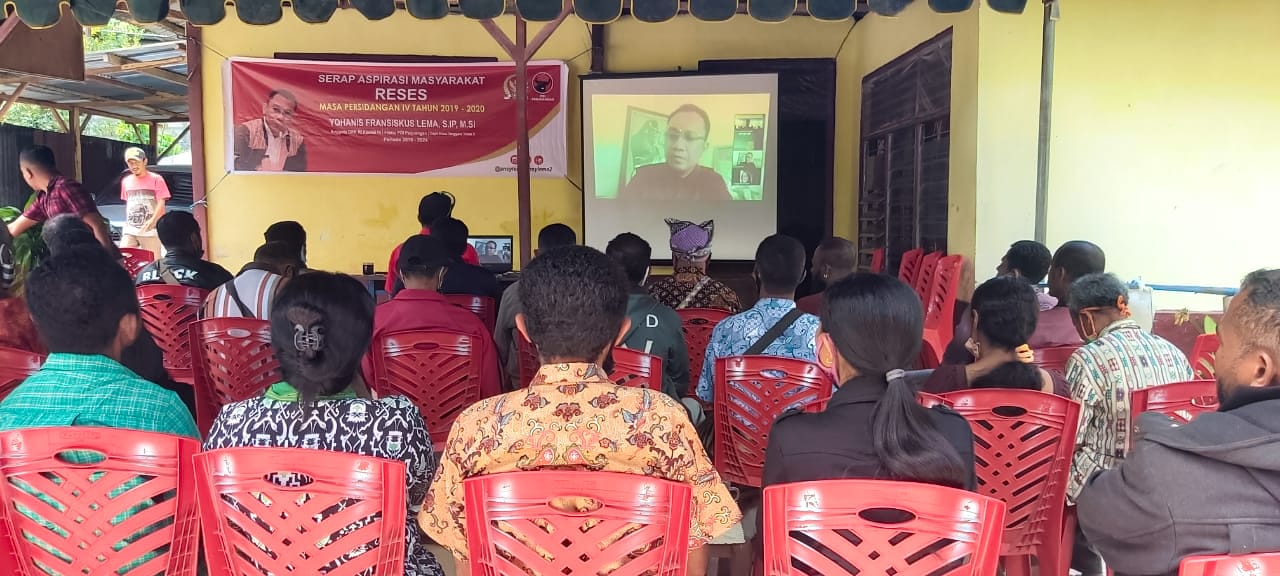 Ansy Lema Gelar Reses Virtual Bersama Penerima Bantuan Ternak dan Alsintan di Amanuban-TTS