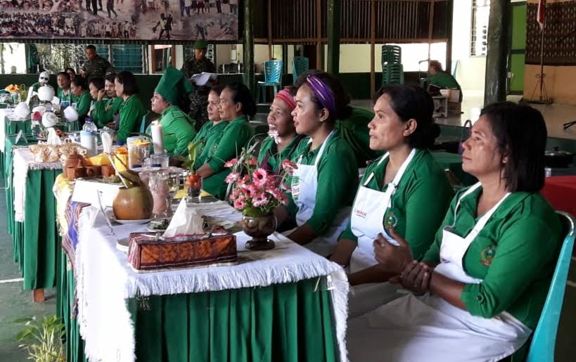 Peringati HUT ke 74, Persit KCK 1618/TTU Gelar Aneka Perlombaan