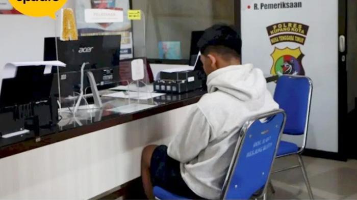 Pemuda Mabuk Diamankan Usai Aniaya Anggota Polda NTT, Warganet: Jangan Menyakiti