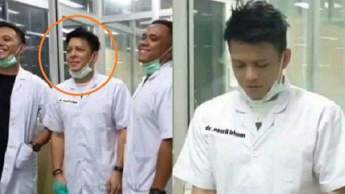 SURPRISE! Masker Wajah Dibuka Ternyata Ariel NOAH, Mantan Luna Maya 'Nyamar' Jadi Dokter