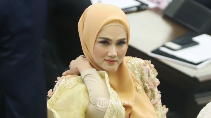 Bak Ratu Begini Penampilan Mulan Jameela Saat Rapat Dewan DPR RI, Rok Duyungnya Bikin Salfok