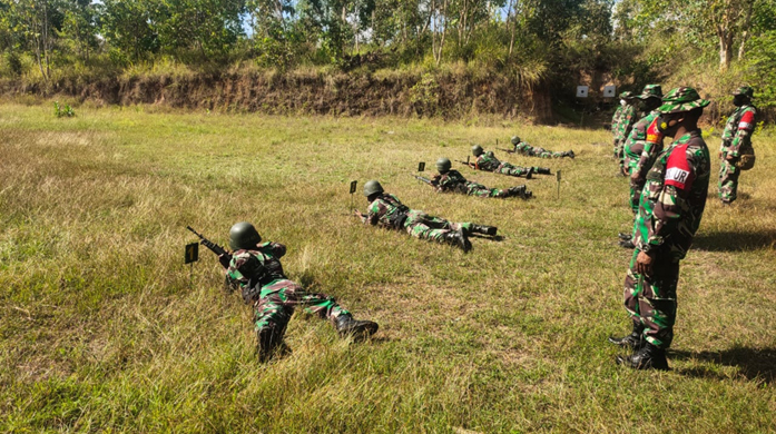 Asah Kemampuan Prajurit, Kodim 1618/TTU Gelar Kegiatan LATBAKJATRI